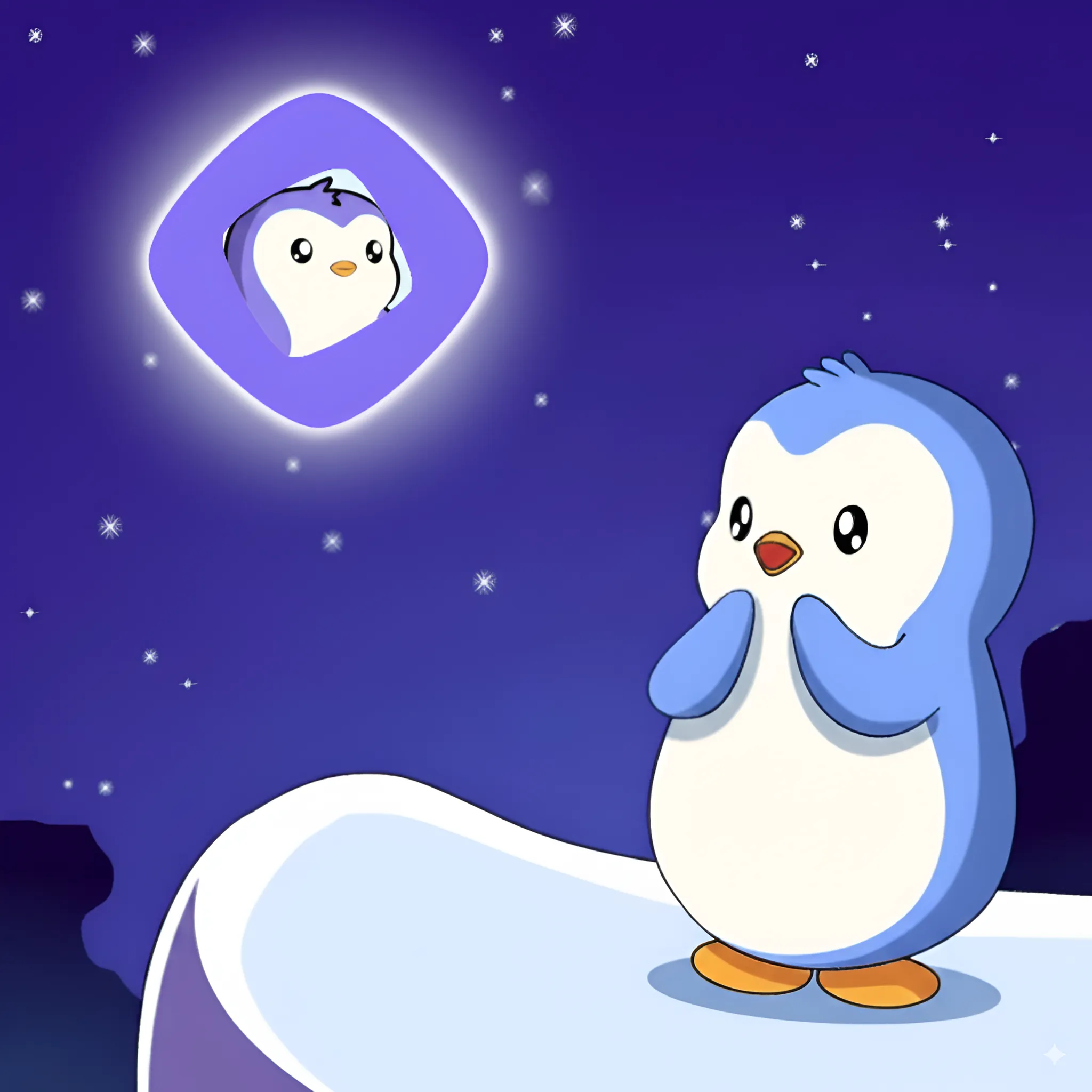 Pudgy Penguins onboard banner